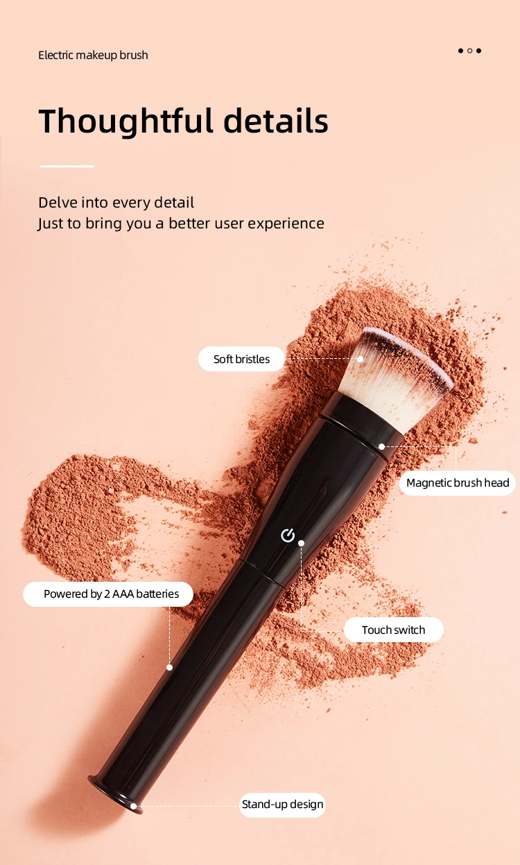 3-in-1 electric makeup brush
