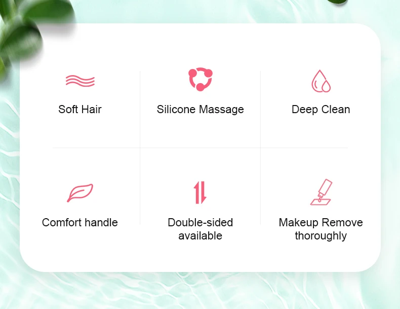 Wheat straw face cleaning brush